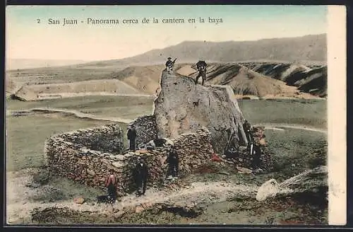 AK San Juan, Panorama cerca de la cantera en la baya