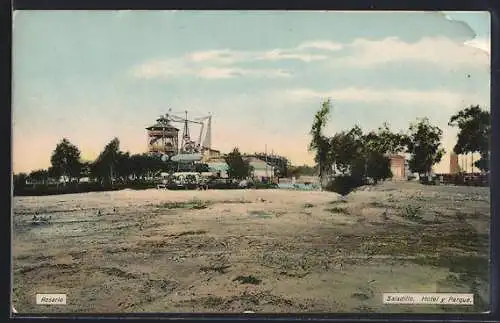 AK Rosario, Saladillo, Hotel y Parque