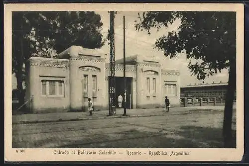 AK Rosario, Entrada al Balneario Saladillo