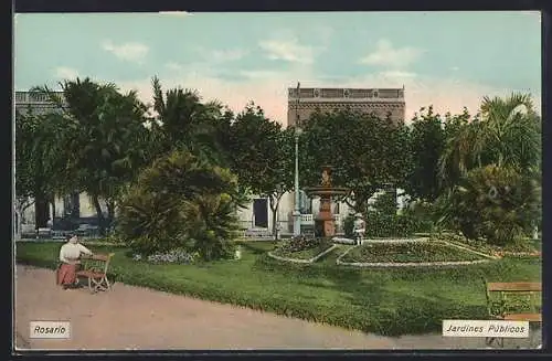 AK Rosario, Jardines Públicos