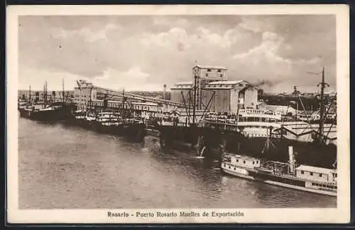 AK Rosario, Schiffe am Hafen