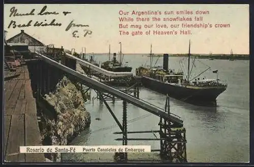 AK Rosario de Santa-Fé, Puerto Canaletas de Embarque