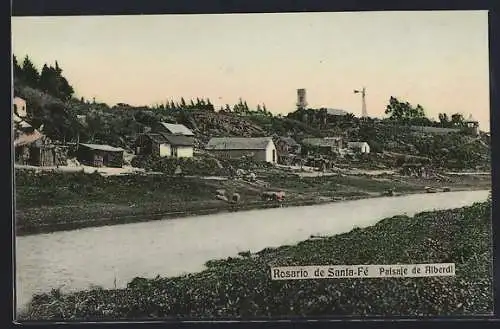 AK Rosario de Santa-Fé, Paisaje de Alberdi