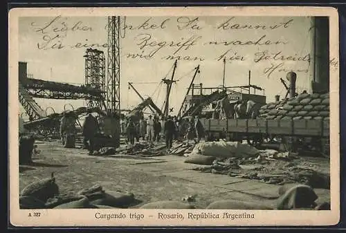 AK Rosario, Cargando trigo