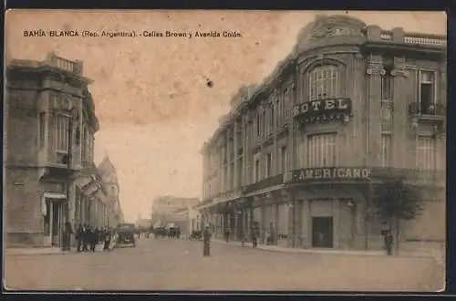 AK Bahía Blanca, Calles Brown y Avenida Colón