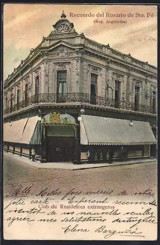 AK Rosario de Sta. Fé, Club de Residentes extrangeros
