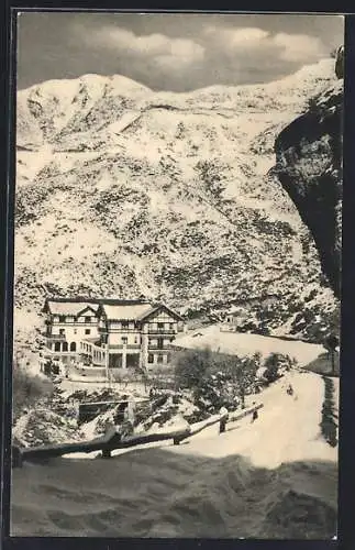 AK Mendoza, Gran Hotel Termas de Villavicencio en invierno