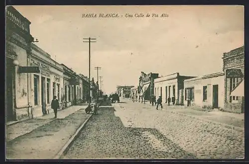 AK Bahia Blanca, Una Calle de Pta Alta