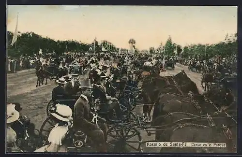 AK Rosario de Santa-Fé, Corso en el Parque