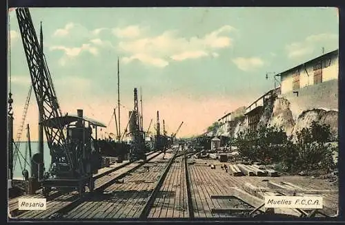 AK Rosario, Muelles F. C. C. A.