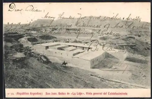 AK San Juan, Banos de La Lája, Vista general del Establecimiento