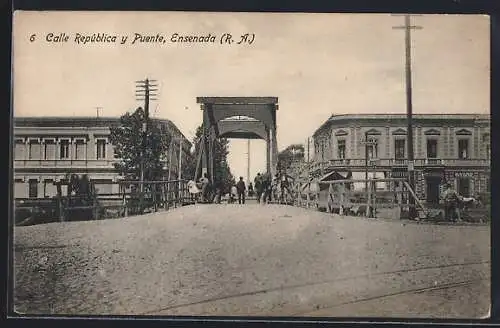 AK Ensenada, Calle Republica y Puente