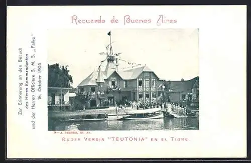 AK Tigre /Buenos Aires, Ruder-Verein Teutonia