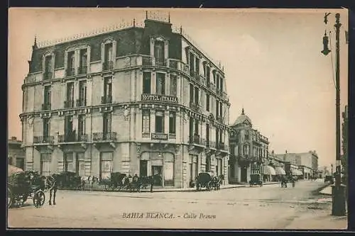 AK Bahía Blanca, Calle Brown, Hotel d`Italia