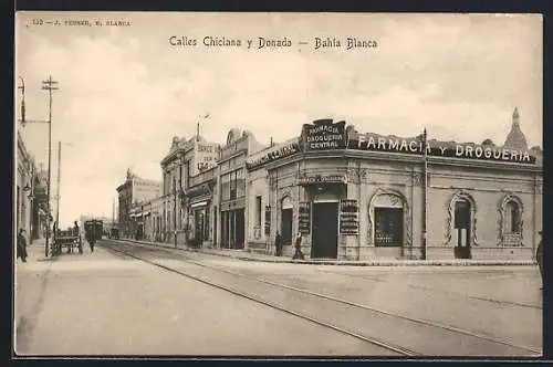 AK Bahía Blanca, calles Chiclana y Donado