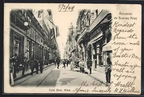 AK Buenos Aires, Calle Bme. Mitre