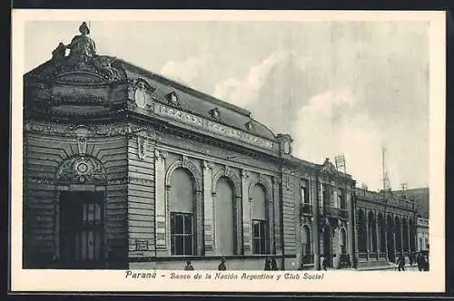 AK Paraná, Banco de la Nación Argentina y Club Social