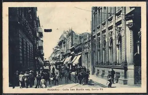 AK Rosario, Calle San Martin esq. Santa Fè