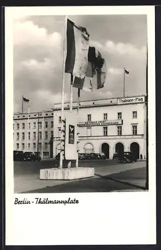 AK Berlin, Blick auf den Thälmannplatz
