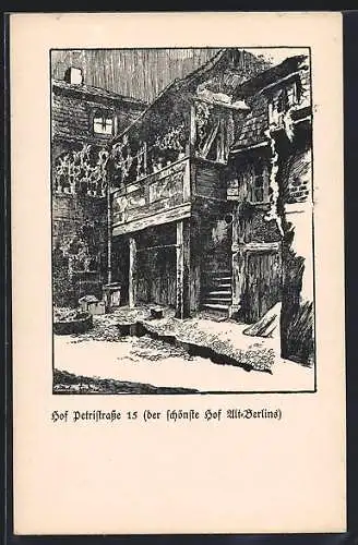 AK Alt-Berlin, Hof Petristrasse 15