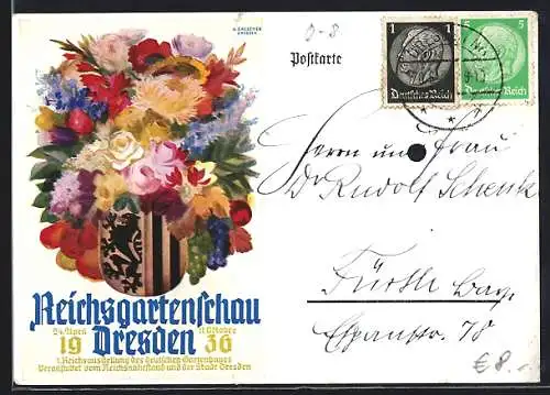 AK Dresden, Reichsgartenschau 1936