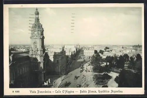 AK Bahia Blanca, Vista panorámica, Calle O'Higgins