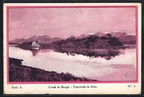 AK Tierra del Fuego, Canal de Beagle, Esperando la brisa