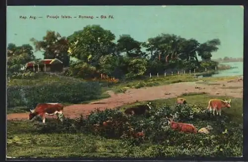 AK Romang /Sta. Fe, Paisaje Isleta