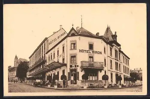 AK Rochefort, Strassenpartie am Hotel Biron