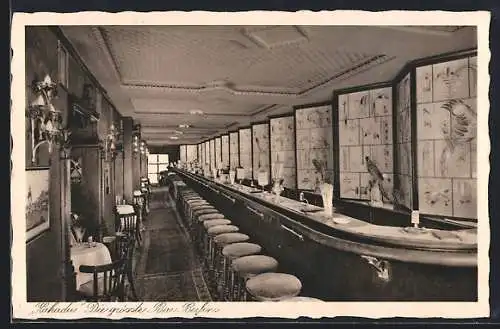 AK Berlin-Charlottenburg, Cafe Kakadu, Joachimsthalerstrasse 10