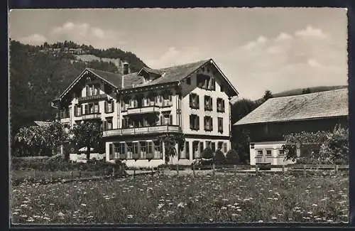 AK Wilderswil, Wiese vor dem Hotel Jungfrau