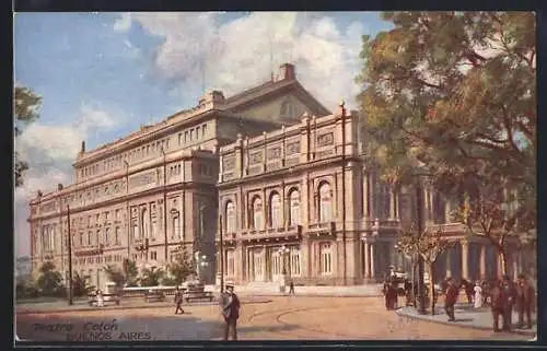 Künstler-AK Buenos Aires, Teatro Colon
