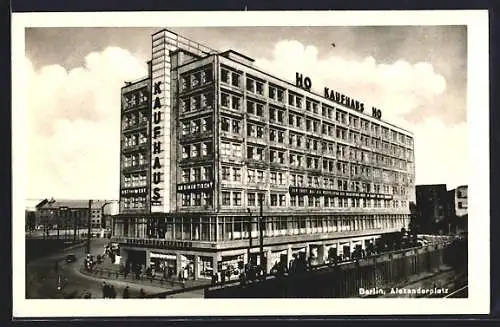 AK Berlin, Ho Kaufhaus am Alexanderplatz
