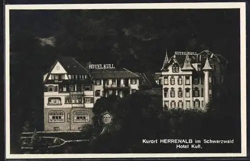 AK Herrenalb im Schwarzwald, Hotel Kull im Wald