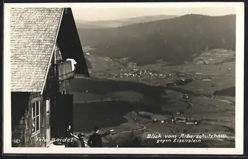 AK Eisenstein, Blick vom Arberschutzhaus