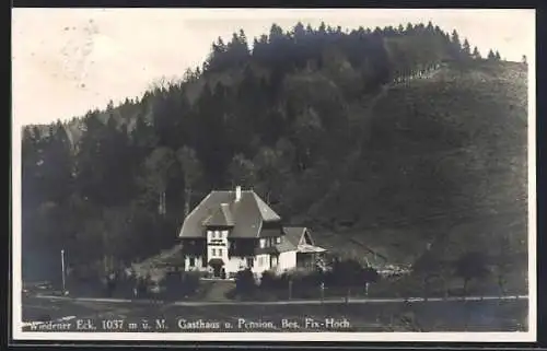 AK Wiedener Eck, Gasthaus und Pension, Bes. Fix-Hoch