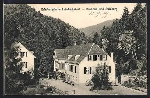 AK Sulzburg, Erholungsheim Friedrichshort, Kurhaus Bad Sulzburg