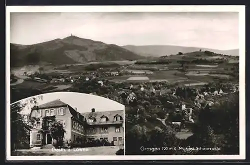 AK Gresgen, Panorama & Gasthaus z. Löwen