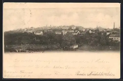 AK Eisenberg / Sachs.-Altenbg., Nordostseite des Ortes