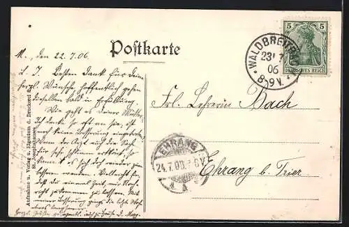 AK Waldbreitbach /Neuwied, St. Josephshaus, Mutterhaus der barmherzigen Franziskanerbrüder