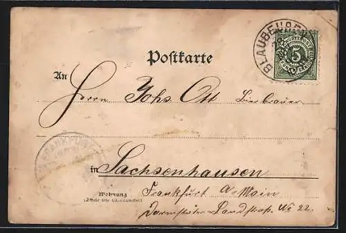 AK Gerhausen, Rusenschloss und Ortspanorama