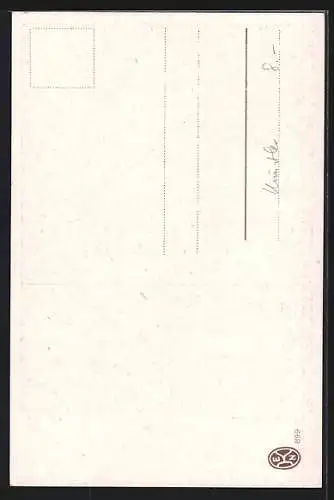 Künstler-AK sign. W. v. Schutter: Iphigenie blickt aufs Meer