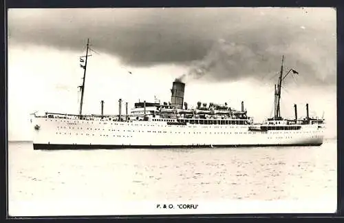 AK P & O Corfu auf See