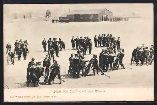 AK Field Gun Drill, Exchange Wheels