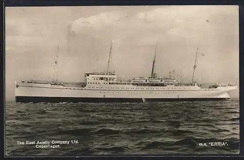 AK Passagierschiff MS Erria, The East Asiatic Company
