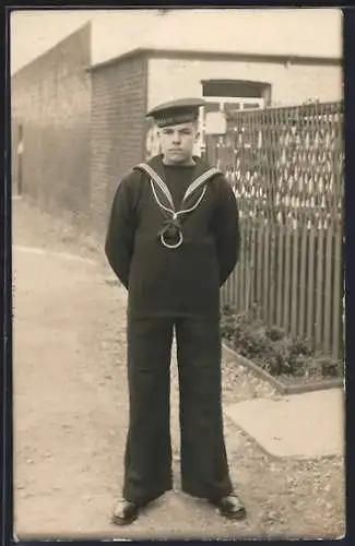 Foto-AK Matrose der HMS St. Vincent