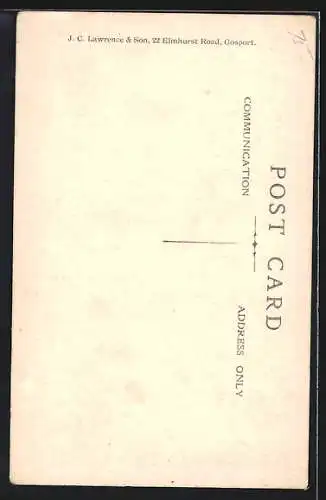 Foto-AK Matrose der HMS St. Vincent