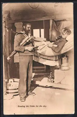 AK Reading the order for the day