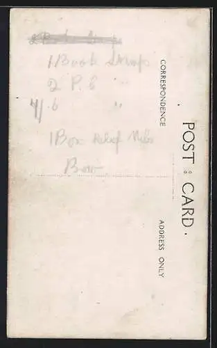 Foto-AK Matrose vor Studiokulisse