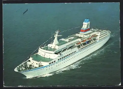 AK Passagierschiff MS Arkona auf See